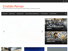 Tablet Screenshot of cristianparrao.com